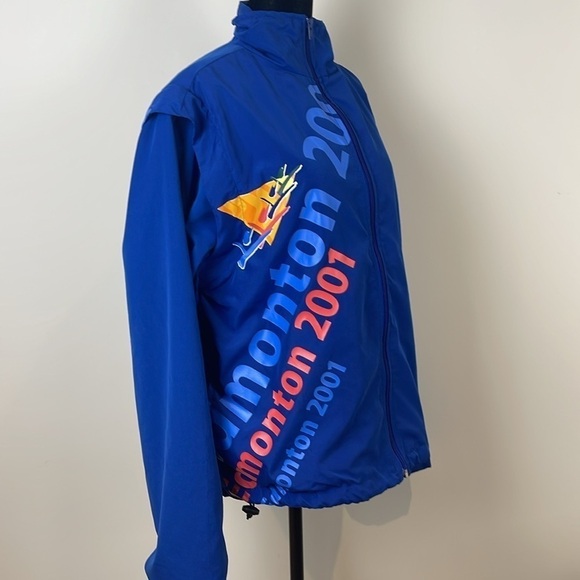 2001 Edmonton Alberta World Championships Volunteer 2 in 1 Windbreaker Jacket - Picture 3 of 8
